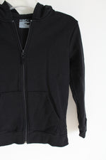 Cat & Jack Black Fleece Lined Hoodie | 8