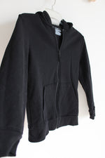 Cat & Jack Black Fleece Lined Hoodie | 8