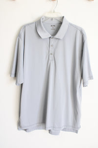 Adidas Golf Gray Polo Shirt | XL