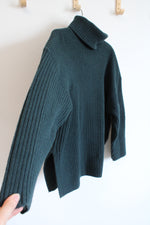H&M Evergreen Ribbed Turtleneck Sweater | M