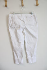 1822 Taylor White Capri Jeans | 14