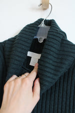 H&M Evergreen Ribbed Turtleneck Sweater | M