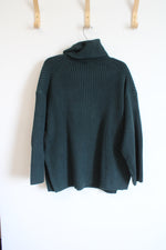 H&M Evergreen Ribbed Turtleneck Sweater | M