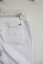 1822 Taylor White Capri Jeans | 14