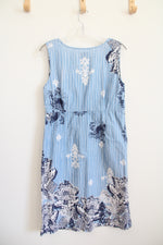 Heritage Collection By Bass Blue & White Patterned Cotton Dress | 10