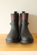 Rag & Bone New York Black and Maroon Rain Boots | Size 37 (7)