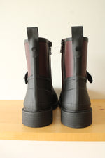 Rag & Bone New York Black and Maroon Rain Boots | Size 37 (7)