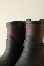 Rag & Bone New York Black and Maroon Rain Boots | Size 37 (7)
