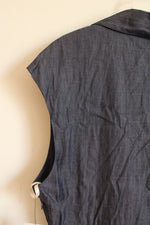 New Harper Rose Dark Blue Sleeveless Dress | 16