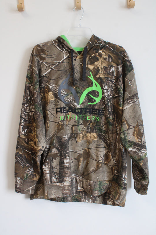 RealTree Green Camo Hoodie | XL