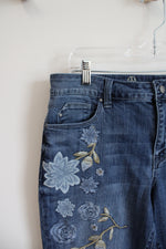Hot In Hollywood Embroidery Classic Denim Ankle Skinny Jeans | 12