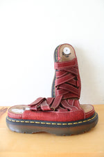 Dr. Martens Vintage Chunky Red Strappy Sandals | Size 5