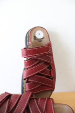 Dr. Martens Vintage Chunky Red Strappy Sandals | Size 5