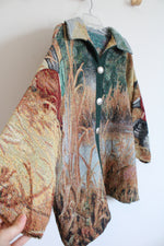 Black Lab Tapestry Coat | XL-2XL