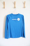 Under Armour Baseball Blue Long Sleeved Shirt | Youth L