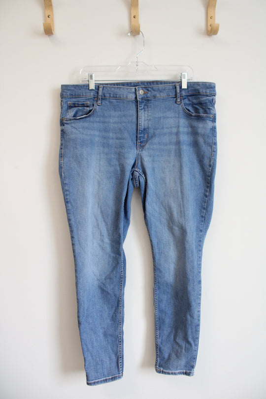 Old Navy Mid Rise Rockstar Super Skinny Jeans | 18