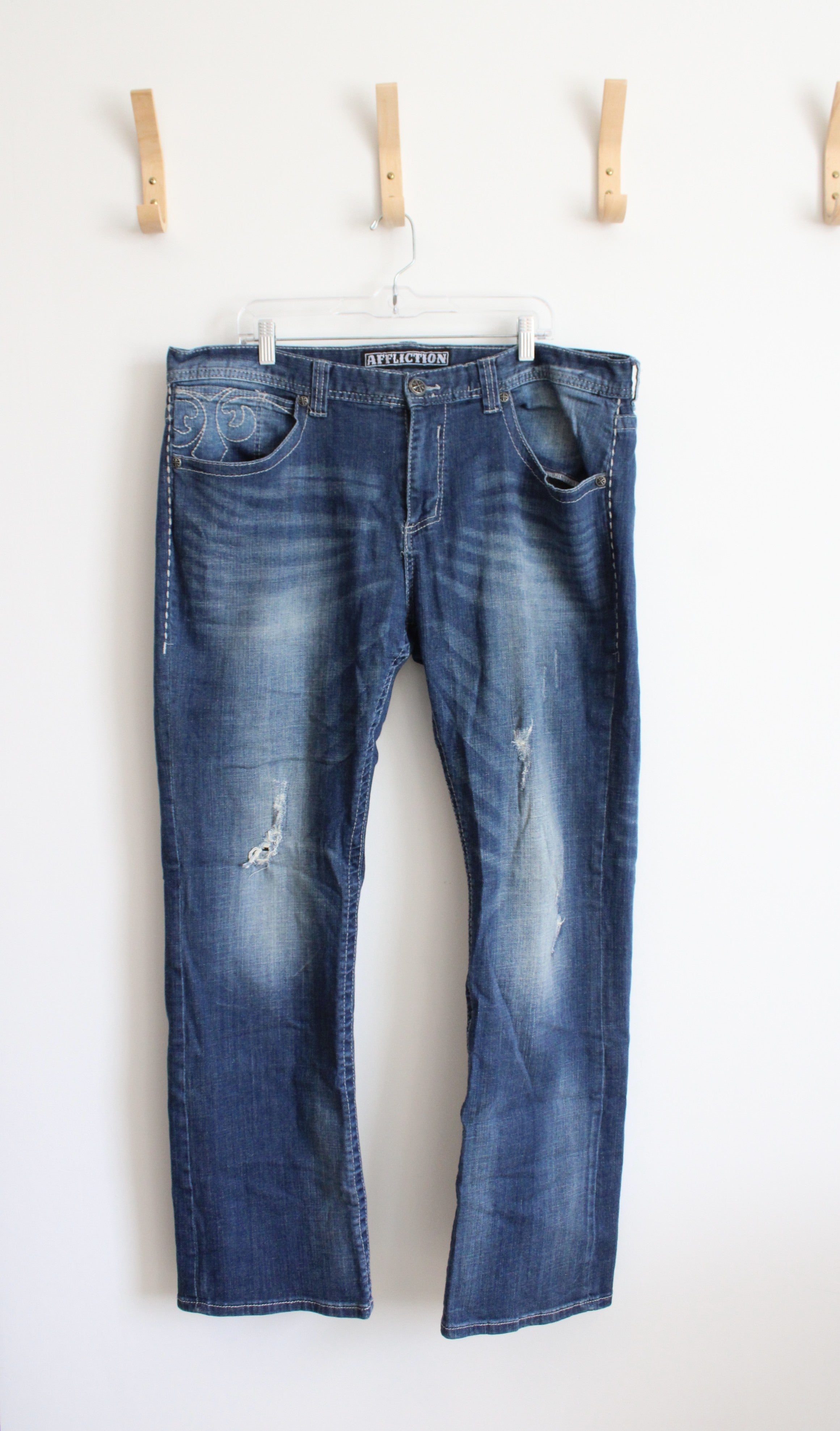 Affliction Cooper Distressed Jeans | 40X32