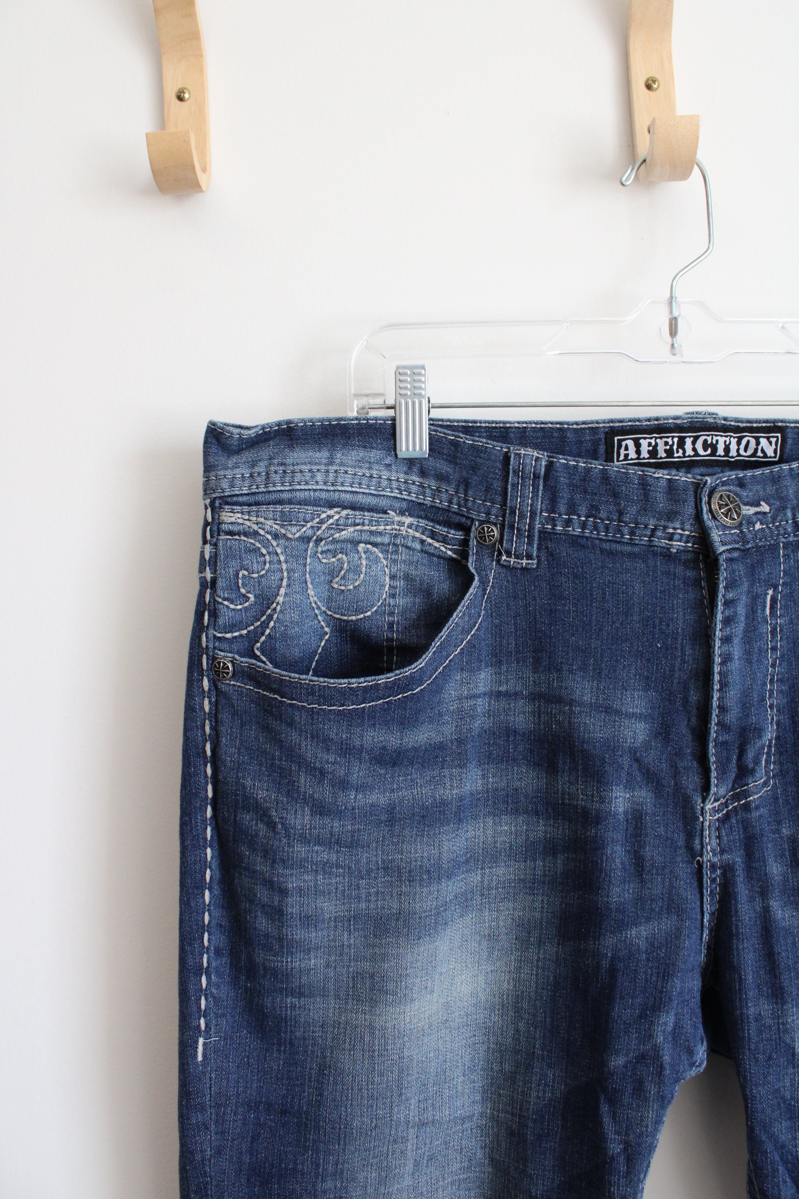 Affliction Cooper Distressed Jeans | 40X32