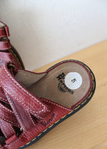 Dr. Martens Vintage Chunky Red Strappy Sandals | Size 5