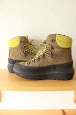Kybun Matterhorn Lime Green and Leather Boots | Size 10
