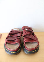 Dr. Martens Vintage Chunky Red Strappy Sandals | Size 5