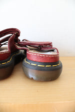 Dr. Martens Vintage Chunky Red Strappy Sandals | Size 5