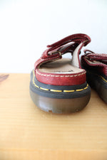 Dr. Martens Vintage Chunky Red Strappy Sandals | Size 5