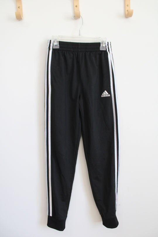 Adidas Black & White Side Stripe Jogger Sweatpants | Youth M (10/12)