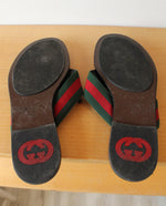 Gucci Kika Interlocking G Web Sandal | Size 39 1/2 (9.5)