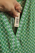 NEW Max Studio Green Multi Pattern Sleeveless Dress | M