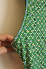 NEW Max Studio Green Multi Pattern Sleeveless Dress | M