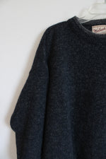 Woolrich Vintage Gray & Navy Knit Sweater | L