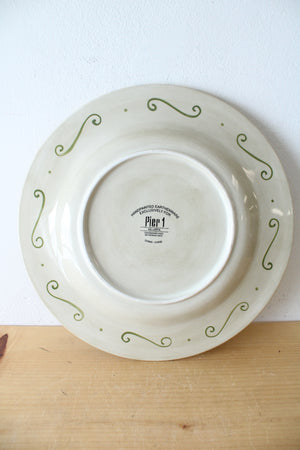 Pier 1 Hand Painted Earthenware Vallarta Large Plate