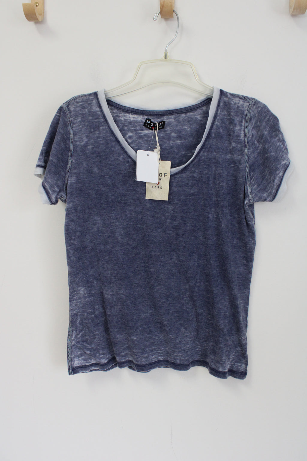 NEW Poof Blue Tee | M