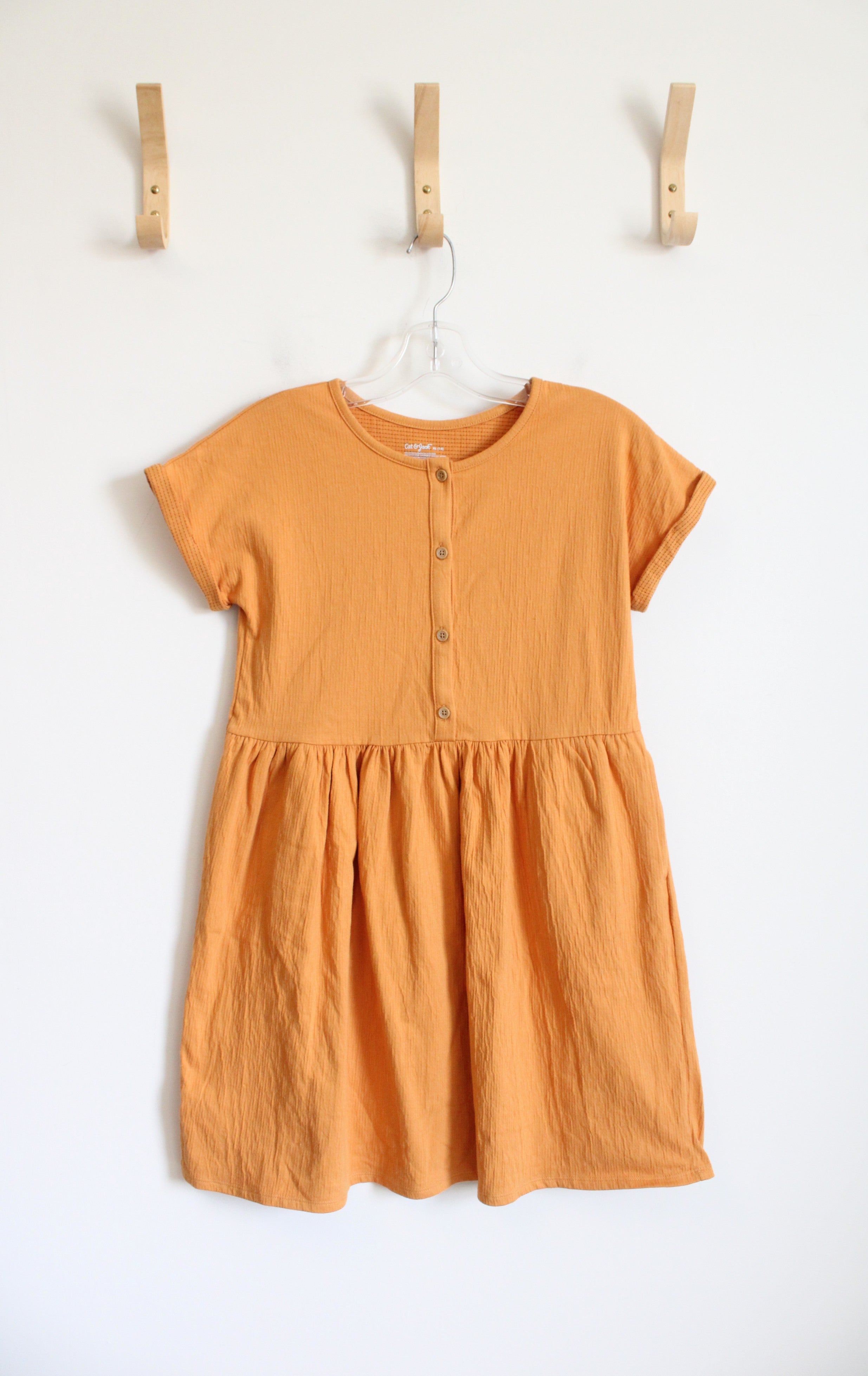 Cat & Jack Orange Gold Dress | Youth XL (14) Cat & Jack Orange Gold Dress | Youth XL (14)
