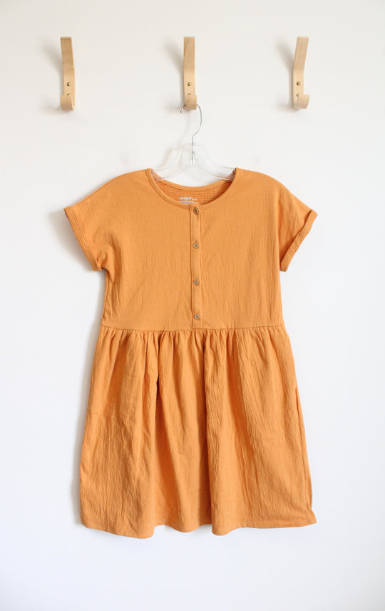 Cat & Jack Orange Gold Dress | Youth XL (14)