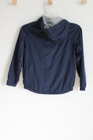 Gap Kids Dark Navy Blue Windbreaker Jacket | 8