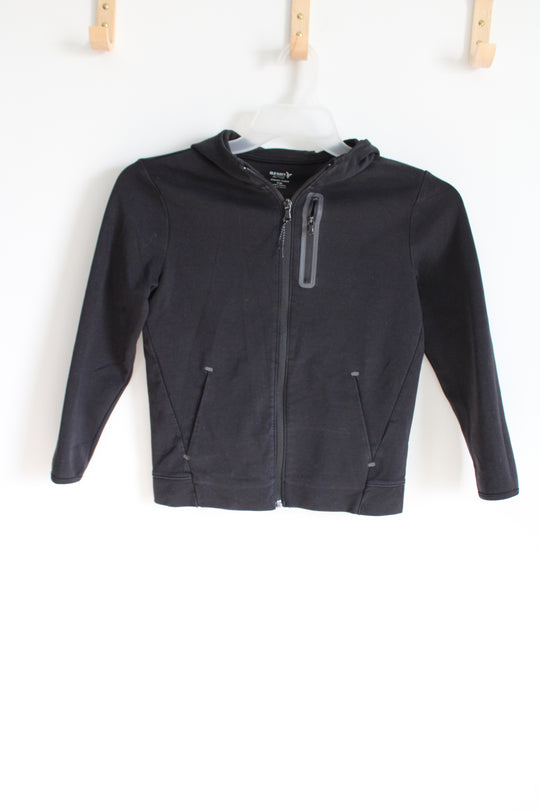 Old Navy Active Dynamic Fleece Black Zip Up Hoodie | 8