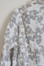 NEW Robert Graham White Gordonia Multi Co9lored Button Down Shirt | M