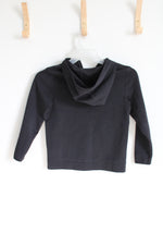 Old Navy Active Dynamic Fleece Black Zip Up Hoodie | 8
