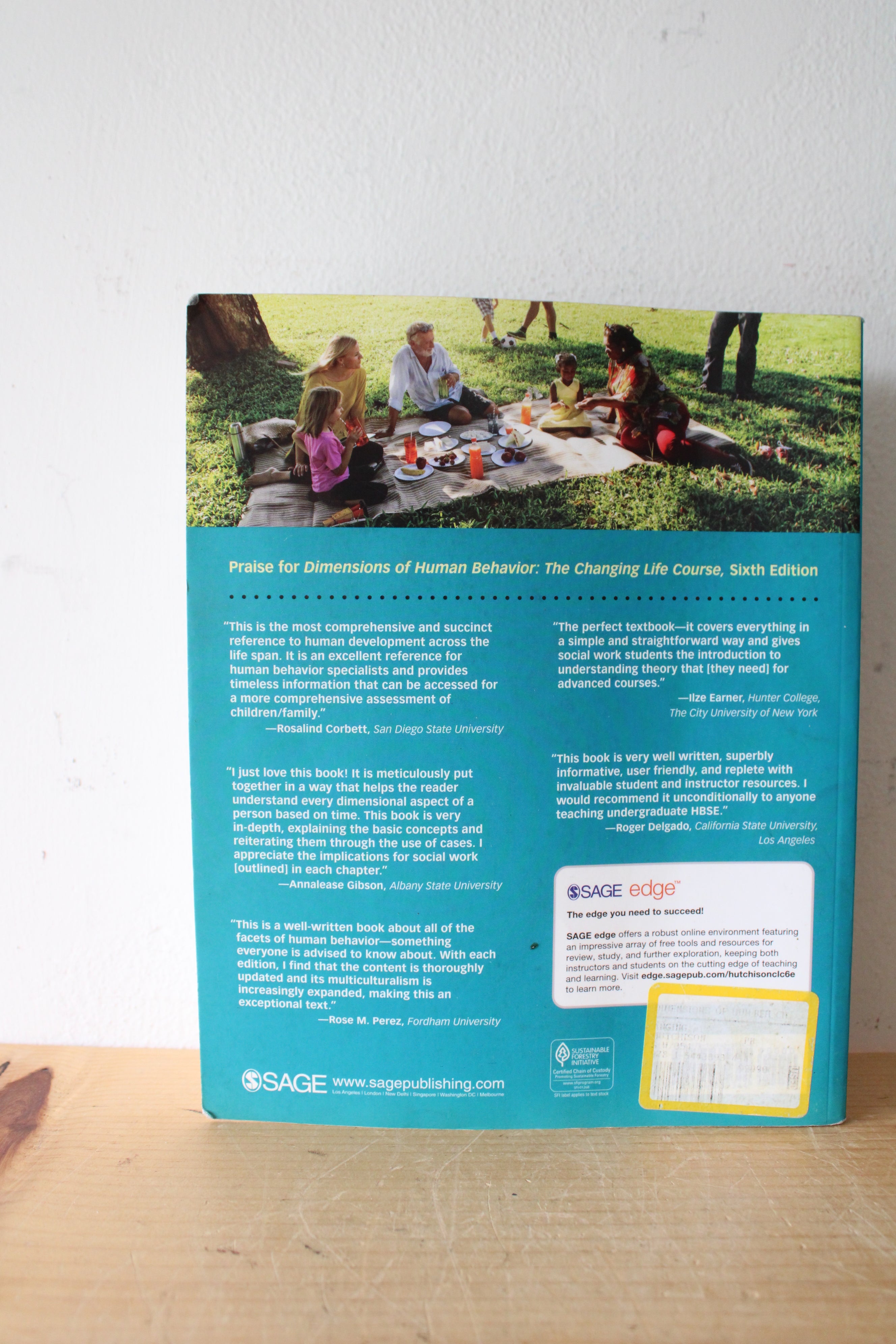 Dimensions Of Human Behavior: The Changing Life Course By Elizabeth D. Hutchison 6th Edition