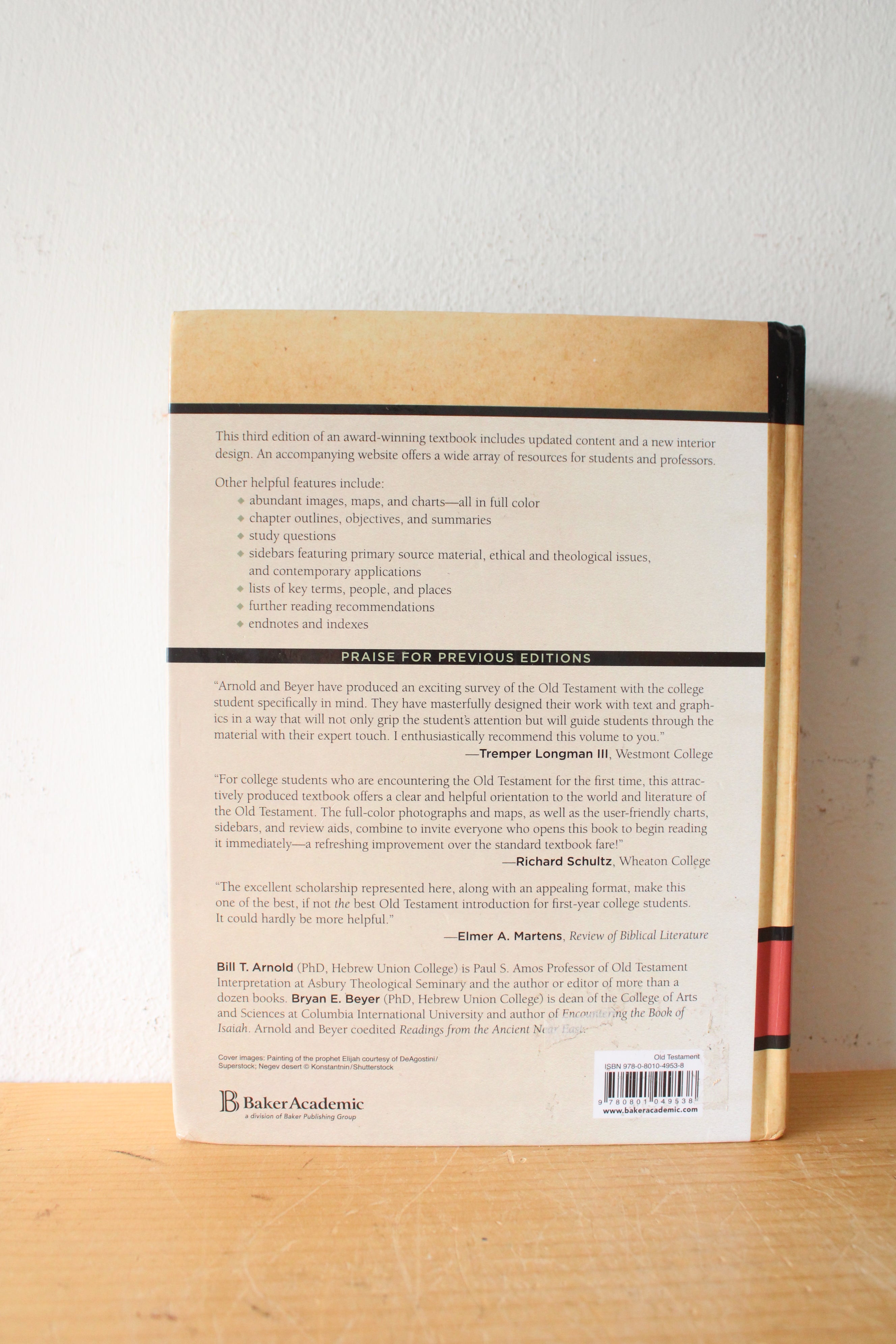 EBS Encountering The Old Testament: A Christian Survey By Bill T. Arnold & Bryan E. Beyer Third Edition