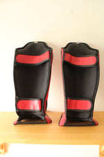 Fairtex SP5 Competition Size Large Red Shin Guards