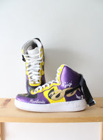 Nike Air Force 1 Kobe & Gigi Bryant Custom Hand Painted High Top Sneakers | Size 9
