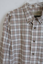 Cabela's Tan Plaid Button Down Shirt | 2XL Tall