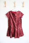 NEW Gap Kids Red Sequined Dress | Youth 10
