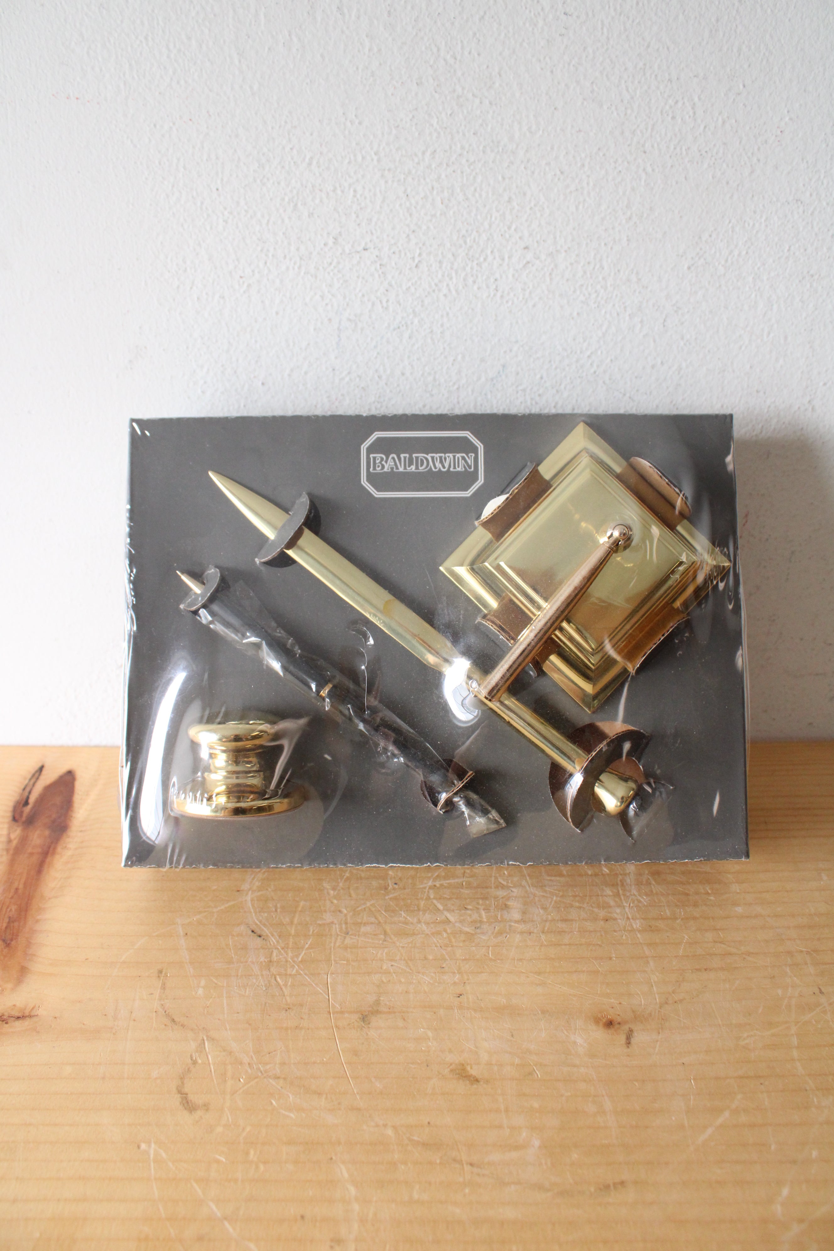 NEW Baldwin Brass Desk Accessory Set