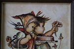 Vintage Hummel Framed Wall Art Print German Kids By Evans | 8X10