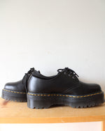 Dr. Martens Black 1461 Quad Platform Black Shoes | Size 8M/9L
