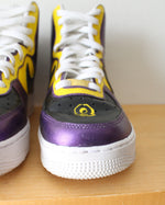 Nike Air Force 1 Kobe & Gigi Bryant Custom Hand Painted High Top Sneakers | Size 9